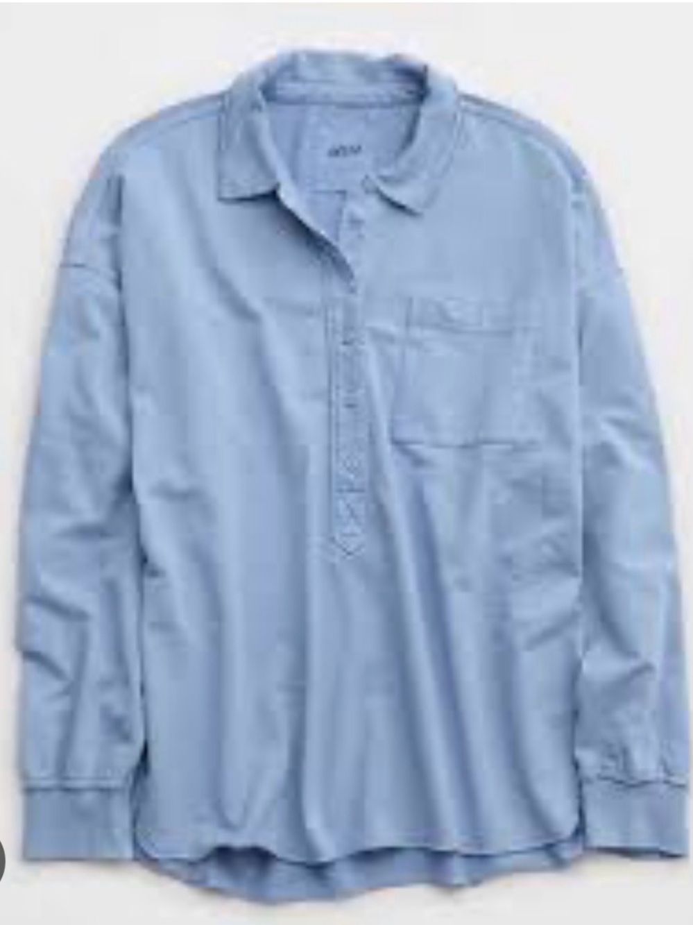 Aerie Take It Easy Popover Polo Sweatshirt XXS